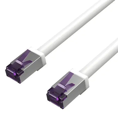 Shiverpeaks CAT6a S/FTP 1m bílá / Patch kabel / RJ-45 / 500 MHz