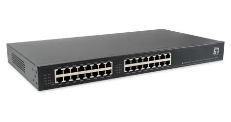 LevelOne POH-1620 / PoE Midspan Hub / 16x GE / 400W / 19