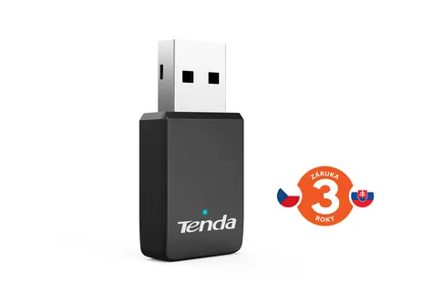 Tenda U11 / USB Wi-Fi adaptér / Wi-Fi 6 / 802.11ax / 2,4 a 5 GHz / 900 Mbps