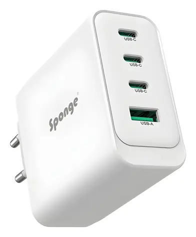 Sponge C4 / Nabíjecí adaptér / 100W / GaN / 4 porty