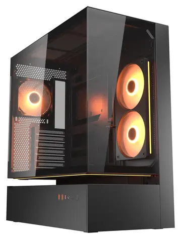 COUGAR CFV235 černá / Skříň PC / Midi Tower / ATX / ARGB / Temperované sklo