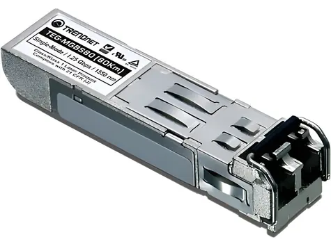 TRENDnet TEG-MGBS80 / Mini-GBIC modul / Single-mode / LC / 1000Mbps-LX / 80 km