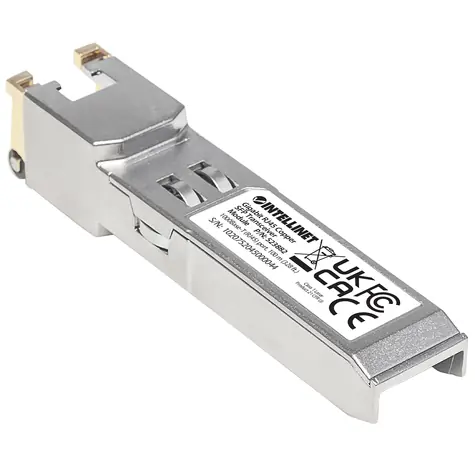 Intellinet Gigabit SFP transceiver RJ45 1000Base / Mini-GBIC modul / Hot-Plug / do 100 m