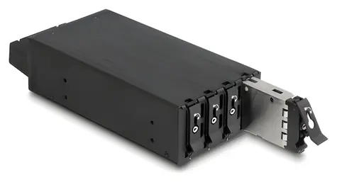 Delock Slim Bay / Výměnný rámeček / 4x M.2 NVMe SSD / SFF-8654 / PCIe 4.0 / černá