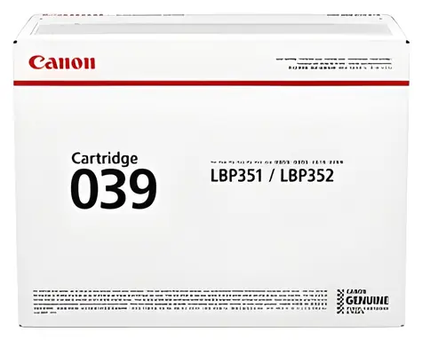Canon CRG 039 černá / Tonerová kazeta / pro i-SENSYS LBP351x, LBP352x / 11 000 stran
