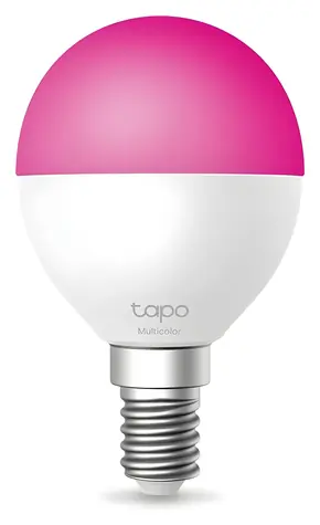 TP-Link Tapo L430P / Chytrá RGB žárovka / E14 / 470 lm / 2500-6500K / Wi-Fi