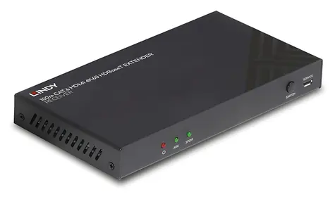 Lindy 38342 / HDBaseT přijímač / HDMI 4K60 / Cat.6 100m / IR / RS-232