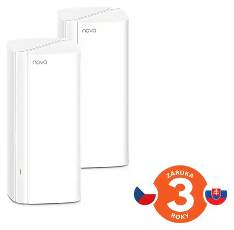 Tenda Nova EX12 2 ks / Mesh Wi-Fi systém / Wi-Fi 6 / AX3000 / Gigabit / WPA3