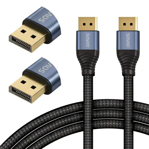 Savio CL-210 černá / DisplayPort kabel / 2 m / samice - samice