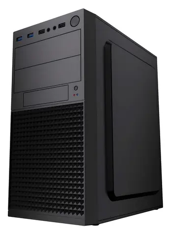 GEMBIRD Fornax K300 černá / Skříň / Micro-ATX, Mini-ITX / 2x USB3.0 / 2x USB2.0 / bez zdroje