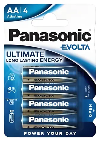 Panasonic Evolta AA / Alkalická baterie / 1,5 V