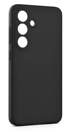 Spello Samsung Galaxy A36 5G černá / Silikonové pouzdro / Zvýšené hrany kolem objektivu a displeje / Silikon, PC