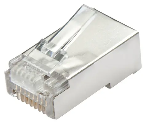 Lindy RJ-45 konektor Cat5e / STP / pozlacené kontakty / 10 ks