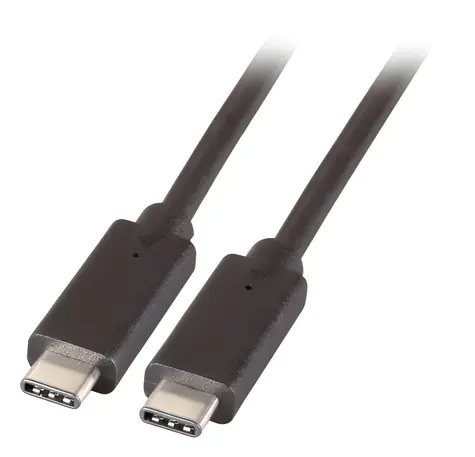 EFB USB-C černá / Kabel / USB-C - USB-C / 1 m / 5 A / 20 Gbit/s
