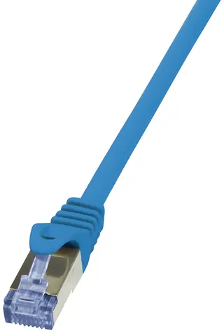 Logilink PrimeLine modrá / Patch kabel / Cat6a / S/FTP / RJ-45 / 3 m