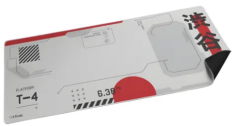 Trust GXT 759 XXL bílá / Herní podložka pod myš / 900x400x3 mm