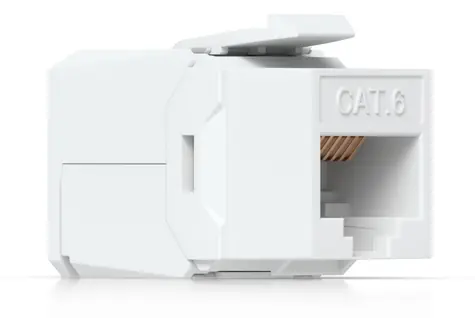 Ubiquiti UACC-Keystone-Jack-C6 / Keystone Jack / Cat6 / 12 ks / polykarbonát