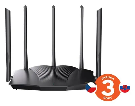 Tenda TX12 Pro / Router / AX3000 / Wi-Fi 6 / 1x GWAN / 3x GLAN / WPA3 / Mesh