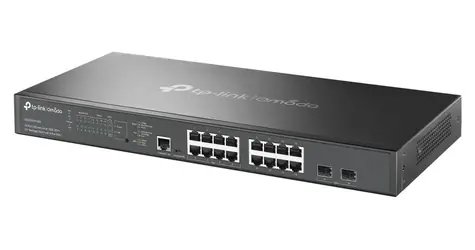 TP-Link SG3218XP-M2 / Řízený switch / 16x 2,5G RJ45 (8x PoE+) / 2x 10G SFP+ / Omada SDN / L2+