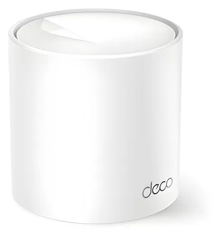TP-Link Deco X10(1-pack) / WiFi 6 systém MESH AX1500 / Dual-band / 2.4GHz - 300 Mbps / 5GHz - 1201 Mbps / 2x GLAN