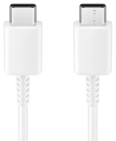Samsung bílá / Kabel USB-C na USB-C / 1 m / 100 W