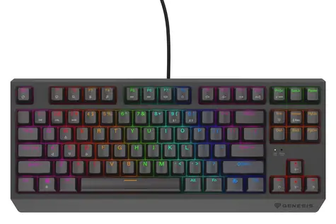 Genesis Thor 230 TKL Lite Outemu Red černá / Herní klávesnice / Mechanická / US layout / USB