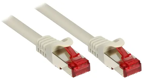 Good Connections Cat 6 S/FTP šedá / Patch kabel / 10 m / 250 MHz / RJ-45