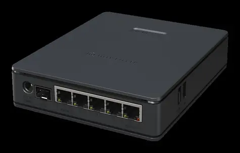 MikroTik hAP ax S / Router / Wi-Fi 6 / 5x Gigabit LAN / SFP+ 2,5G / PoE