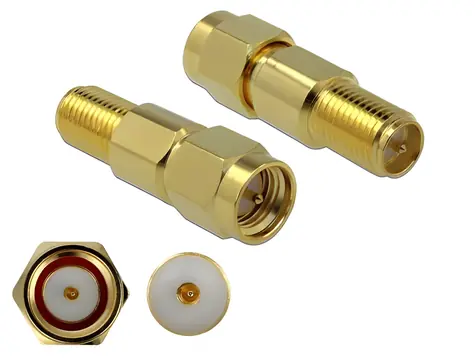 Delock Redukce SMA(M) - RP-SMA(F) pozlacená / Redukce / 3 GHz / 50 Ohm
