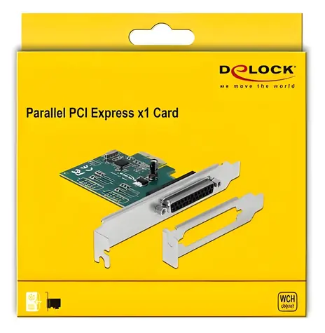 Delock PCI Express x1 / Karta PCI Express / 1x paralelní port / Low profile