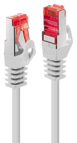 Lindy bílá / Patch kabel Cat6 S/FTP / RJ45-RJ45 / 0,5 m / AWG28