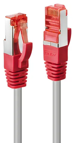 Lindy šedá / Patch kabel / Cat6 S/FTP / RJ-45 / 3 m