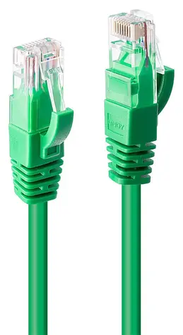 Lindy Cat6 U/UTP 20 m zelená / Patch kabel / RJ-45 / 250 MHz