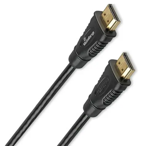 MediaRange MRCS247 kabel HDMI černá / 18 Gbps / 4K / ARC / 2m