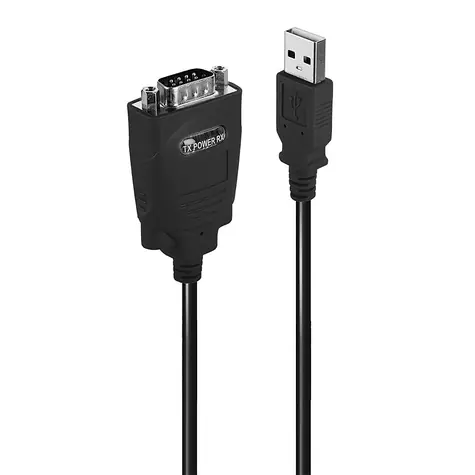 Lindy USB-RS485 černá / Konvertor / D9 konektor / 1 m / 3 Mbit/s