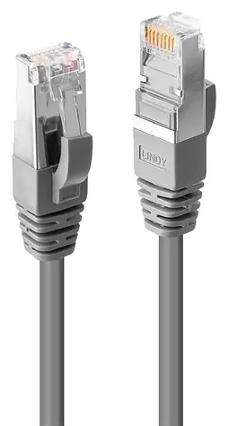 Lindy Cat6 S/FTP PIMF šedá / Patch kabel / RJ-45 / 0,5 m / LSZH