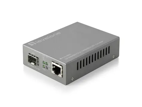 LevelOne Media konvertor RJ45-SFP WebSmart / Media konvertor / Fast Ethernet 100 Mbit/s / RJ45-SFP