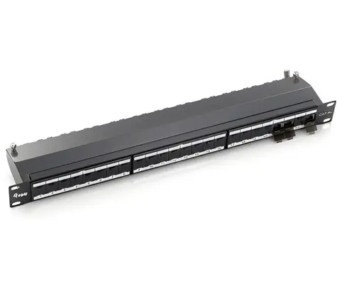 Equip Patchpanel / Patch panel / 24x RJ-45 / Cat6a FTP / 1U / 19