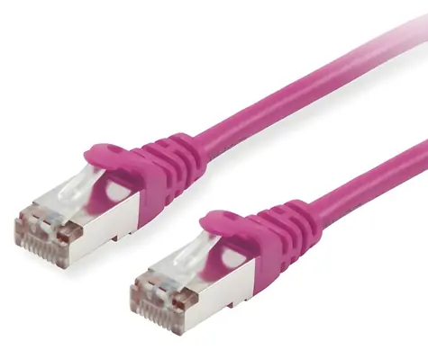 Equip Cat6 S/FTP fialová / Patch kabel / RJ-45 / 3 m / 250 MHz / LSZH / PoE+
