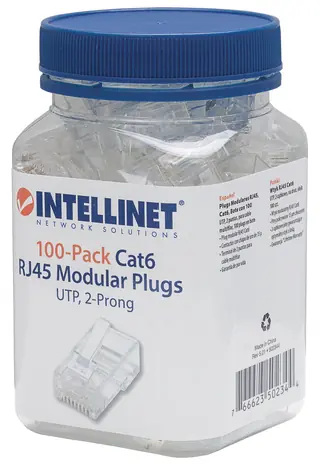 Intellinet RJ45 Cat6 / Konektor / UTP / 100 ks