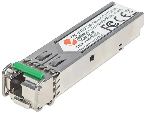 Intellinet SFP transceiver 1000Base-LX / Transceiver / LC / Single-mode / 10 km / 1310/1550 nm