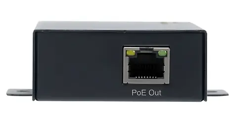 LevelOne PoE repeater černá / PoE repeater / 1x RJ45 / prodloužení 100m / 802.3af/at