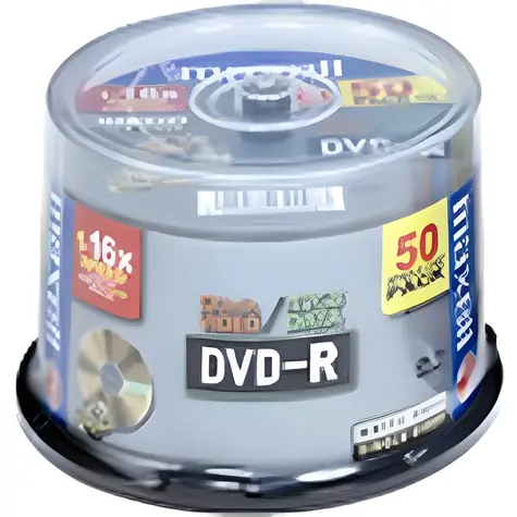 Maxell DVD-R / Optické médium / 4,7 GB / 16x / 50 ks / Cake box