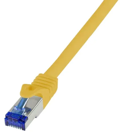 Logilink CAT6a žlutá / Patch kabel / S/FTP / LSZH / 1,5 m