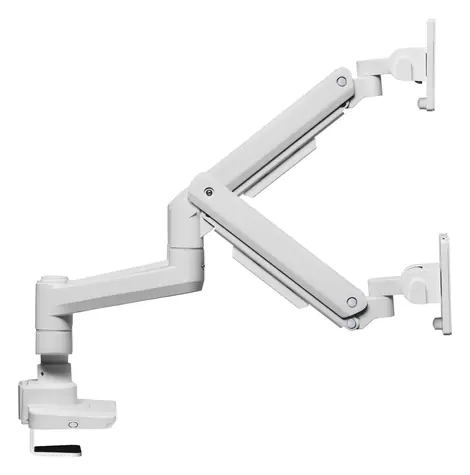 Equip 650183 bílá / Stolní držák pro 2 monitory / 17-35