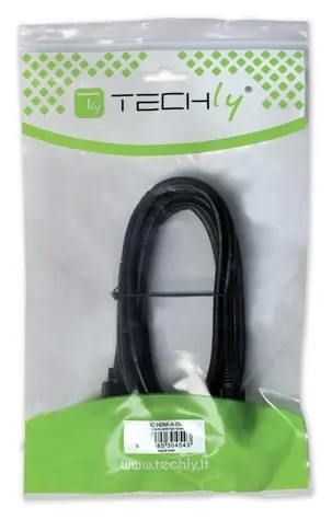 Techly ICOC-HDMI-B-015 černá / Kabel HDMI / Typ A - Mini HDMI (Type C) / High Speed s Ethernetem / 1,8m
