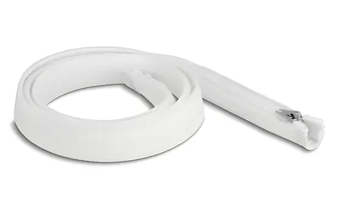 Delock / Kabelový organizér / se zipem / 1 m / 20 mm / bílý
