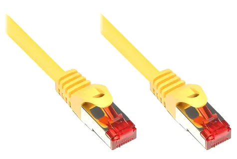 Good Connections S/FTP žlutý / Patch kabel / Cat 6 / AWG 27/7 / 7,5 m