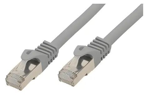 Shiverpeaks Cat7 šedá / Patch kabel / S/FTP / 5 m / 600 MHz / LSZH