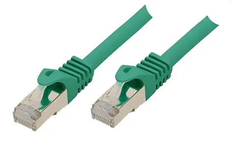 Shiverpeaks BS75511 zelená / Patch kabel / Cat7 S/FTP / RJ-45 / 1,5 m / LSZH
